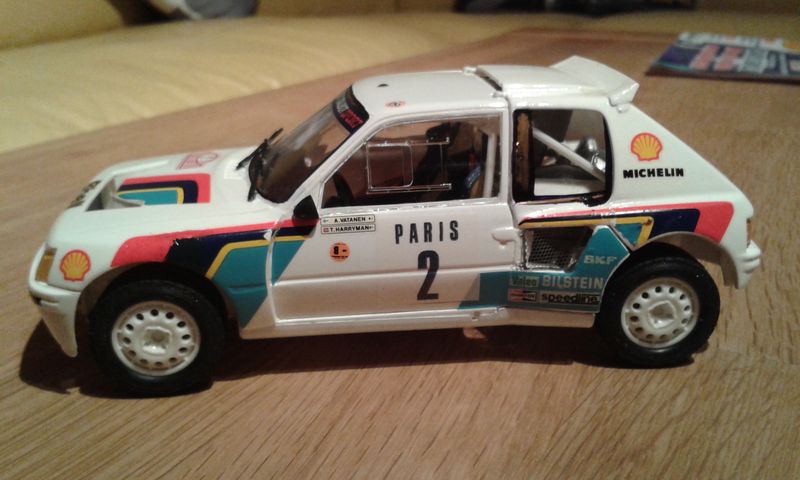 maquette peugeot 205